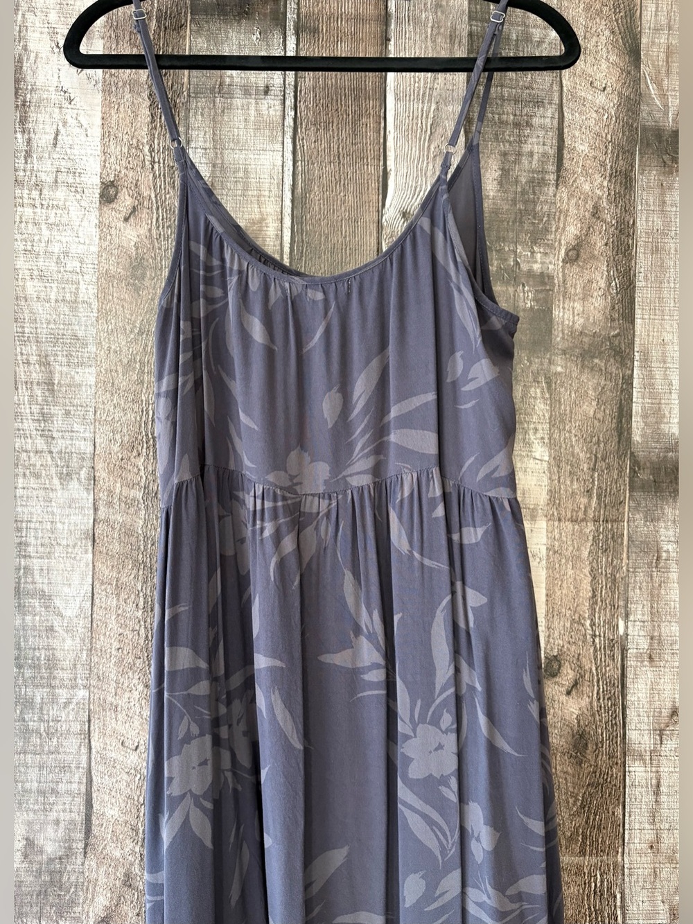 Z Supply Charcoal Scoop Neck Sleeveless Dress-S - Picture 2 of 13